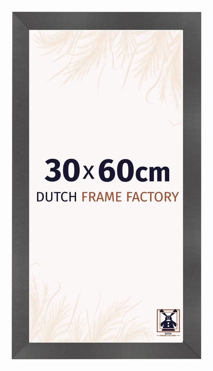 Fotolijst 30x60 cm - MDF - Zwart Mat - Praag
