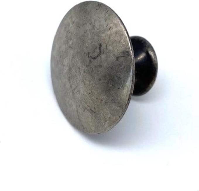 Knop Nikkel rond 35mm