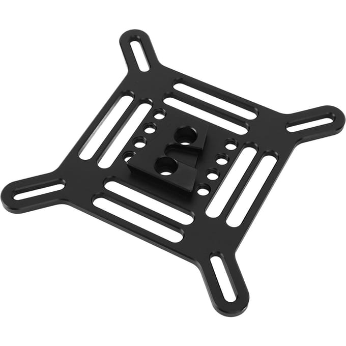 Vesa Adapterplaat Multifunctioneel 75x75mm 100x100mm Aluminium Vesa Mount Adapter Basisplaat voor Camera Cage Statief black