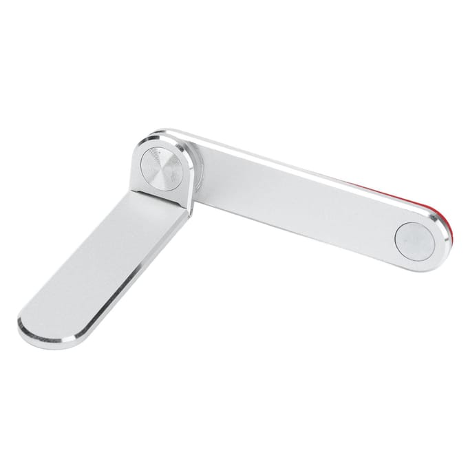 Opvouwbare Telefoonhouder Aluminiumlegering Materiaal Duurzaam Modieus Sterke Kleefkracht Telefoon Bureau Beugel white