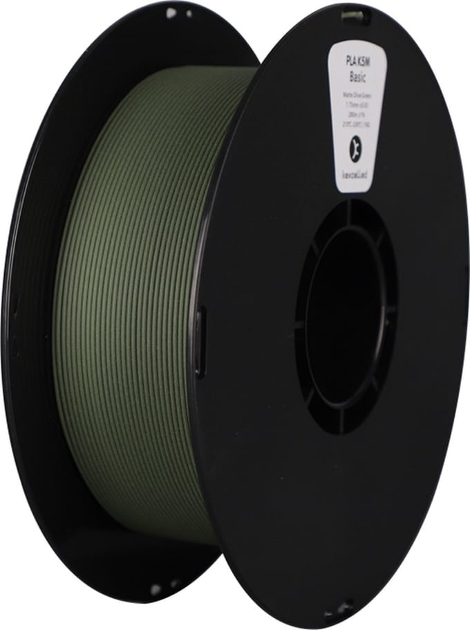 Kexcelled PLA Mat Olijf Groen/Olive Matt 1.75mm 1kg 3D Printer filament - NEW STOCK!