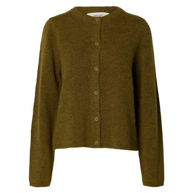relaxed fit gebreid jack van wolmix met alpaca-aandeel model 'LULU'