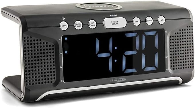 Digitale Wekker met FM Radio en Draadloos Opladen