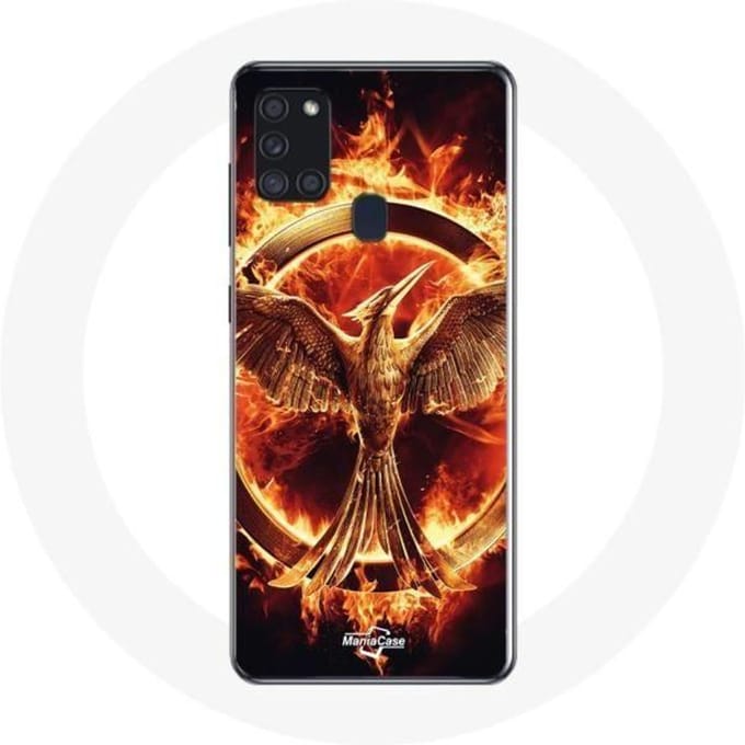 Coque Samsung Galaxy A21S Hunger Games Film Logo