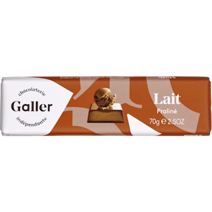 Chocoladereep Galler Milk Praliné, 70 g