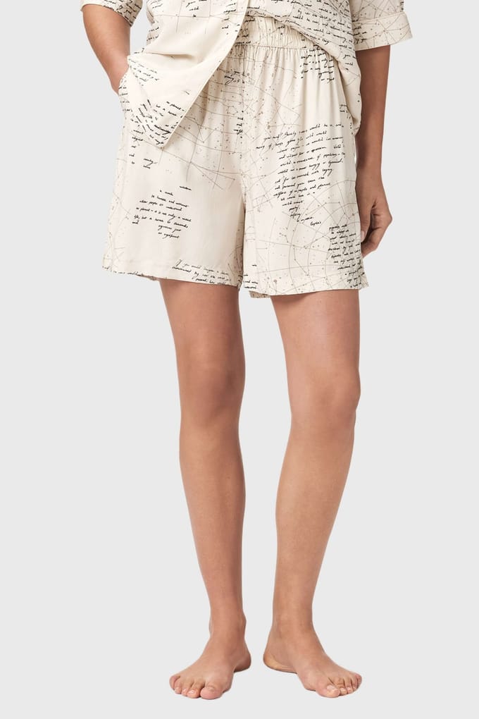 AllSaints Clem Pj Set Script Off White Taglia: S | Pigiameria Outlet | Donna | Bianco