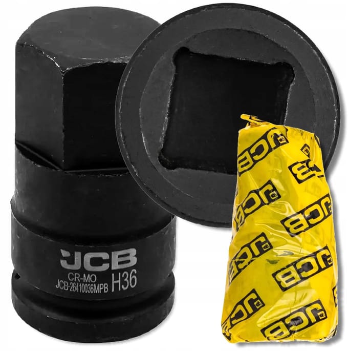 JCB BIT 6-kant Impact Dop - Cr-Mo Staal - 36 mm - 3/4" Aandrijving