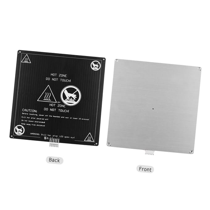 Aluminium Verwarmd Bed 12V Verwarmd Bed 220*220*3mm met Draadkabel Verwarmd Bed Platform Kit voor Anet A8 A6 3D Printer Onderdelen gray