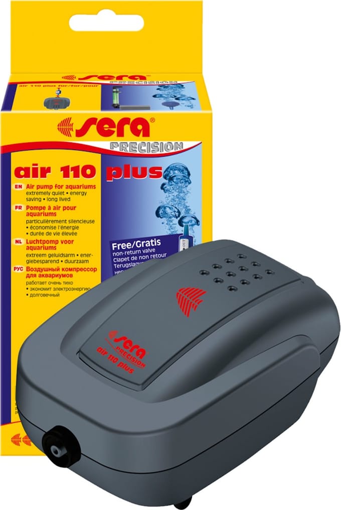 Sera air 110 plus - Aquarium Pomp - Type: Luchtpomp - 1 uitgang - 110 liter/uur