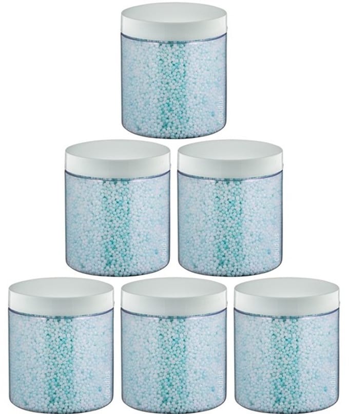 Badkaviaar Hamam - 200 gram - met witte deksel - set van 6 Stuks - bad parels voor in bad