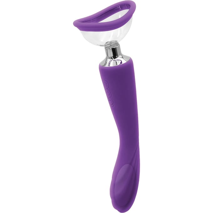 Vibrator en Clitoris Pomp - Pump N Vibe - Paars