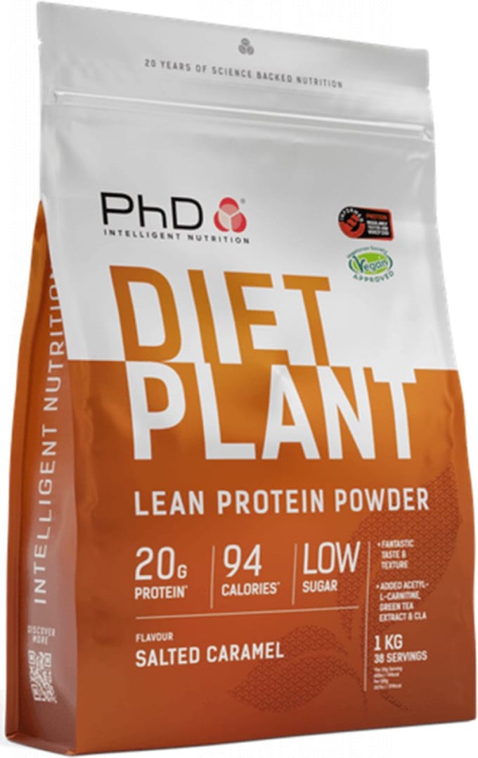 PhD Diet Plant Protein (1000g) Salted Caramel - Eiwitten - Veganistisch eiwit