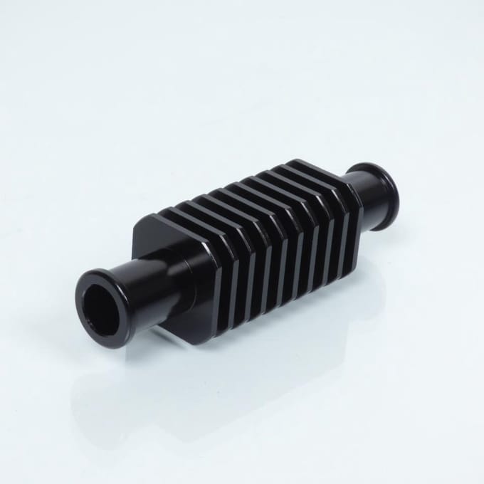 extra mini radiateur voor 16mm koelslang motor scooter zwart