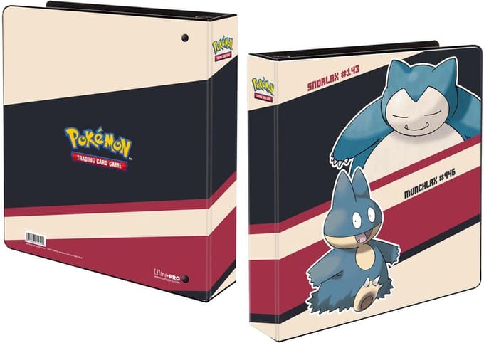 Pokemon TCG Binder Album Snorlax and Munchlax