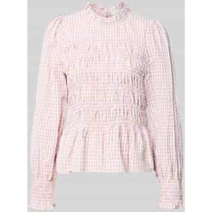 blouse met katoen- en modal model 'Possa'