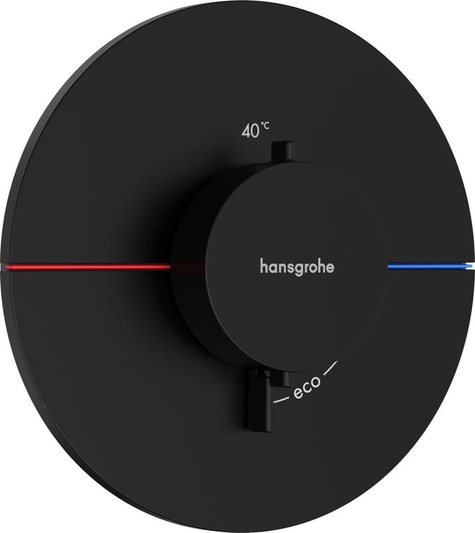 Hansgrohe ShowerSelect Comfort S Afbouwdeel Inbouwthermostaat Mat Zwart
