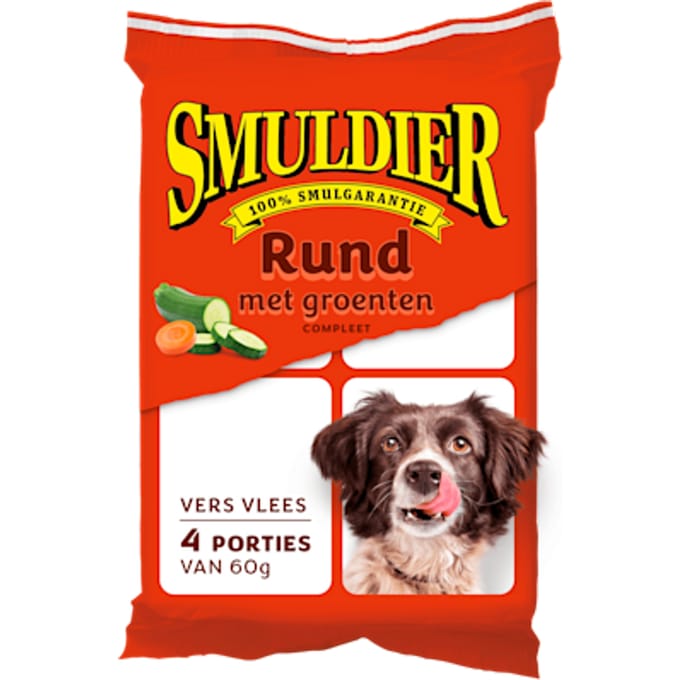 rund met groenten 4x60 gram