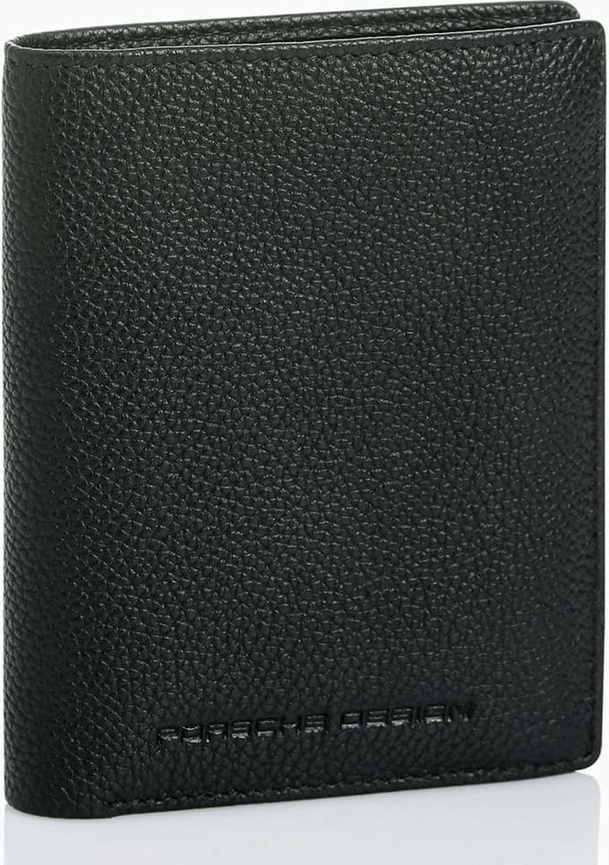 PORSCHE DESIGN Leren Kaarthoes Voyager Billfold 11 Black Zwart