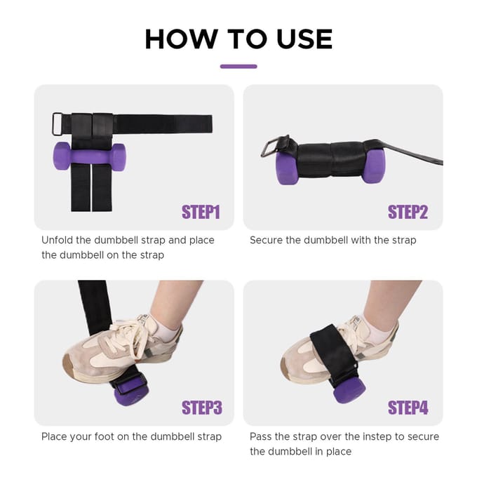 Tibialis Trainer Verstelbaar Gewicht Dumbbell Enkelband Draagbare Dumbbell Voetband