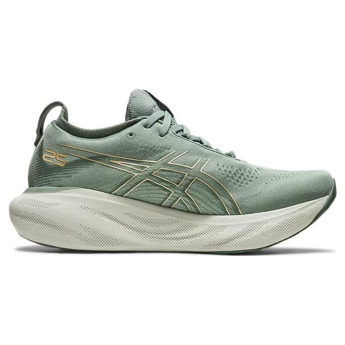Asics Gel Nimbus 25 Leigrijs Champagne Dames Sneakers 1012B356-022 37 gray