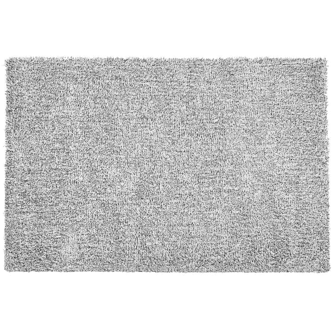 DEMRE - Shaggy vloerkleed - Grijs gemêleerd - 200x300 cm - Polyester
