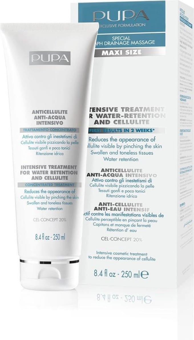 Pupa Water Retention & Cellulite Treatment 250ml