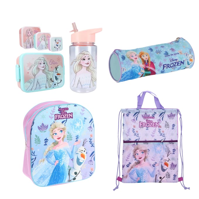 Frozen schoolset; etui, rugzak, gymtas en lunchset
