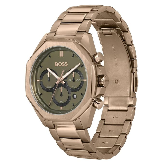 Hugo Boss 1514019 Cloud Herenhorloge beige