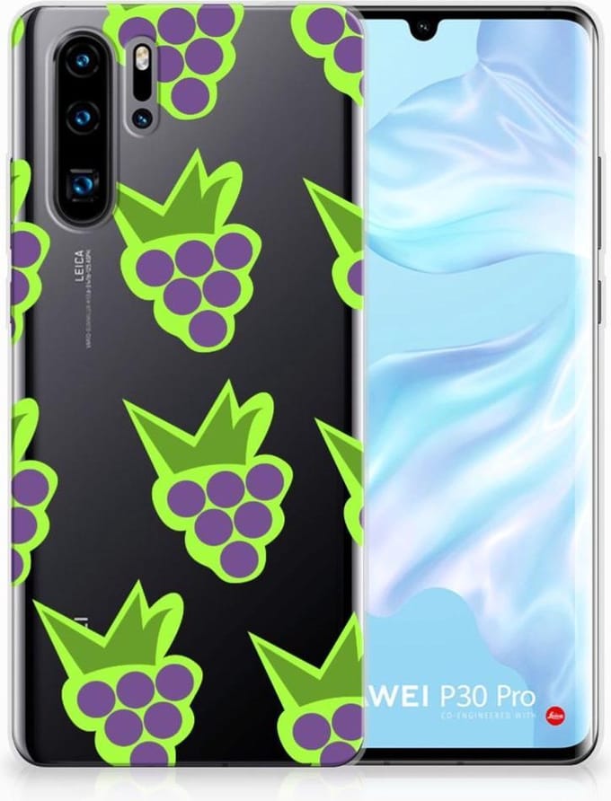 Huawei P30 Pro Siliconen Case Druiven