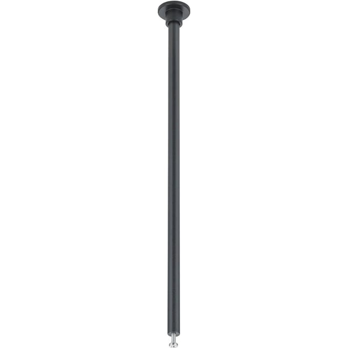 Spanningsrail Ophangset - 2 Stuks - DUOLINE - 25cm - Mat Zwart - Rond - Aluminium