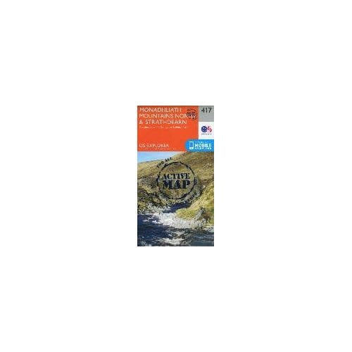Monadhliath Mountains North And Strathdearn - Ordnance Survey