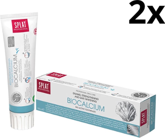 Splat Tandpasta - Professional BioCalcium - 2 x 100 ml - Voordeelverpakking