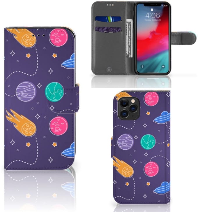 Apple iPhone 11 Pro Wallet Case met Pasjes Space