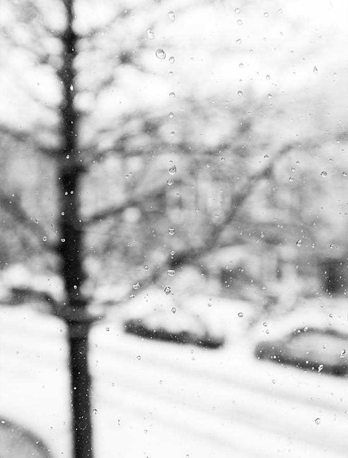 Winter Druppels Poster - 30x40cm – WALLLL