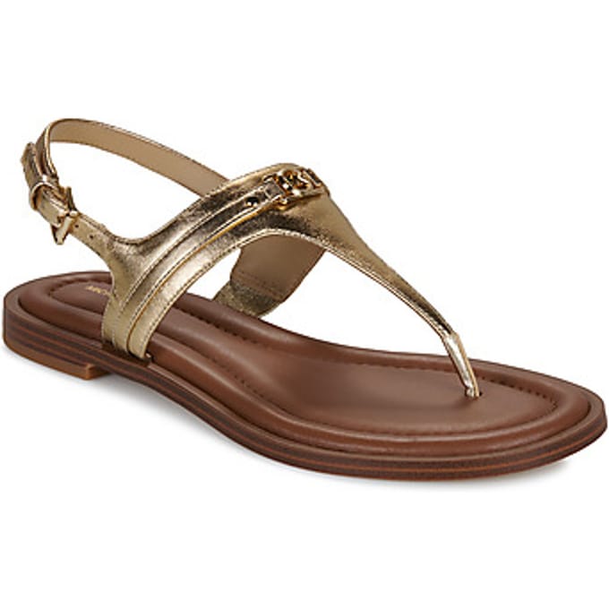 Michael Kors Mandy Thong Sandal Sandalen - Dames - Goud - Maat 40