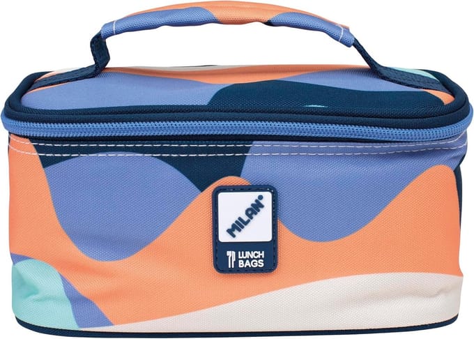 Kleine Koeltas met Container - Praktische en Isolerende Opbergoplossing in Blauw
