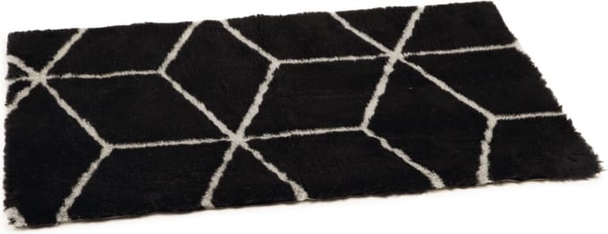 Beeztees Eco Vetbed Bench Qub Zwart/Grijs 121 cm - Hond