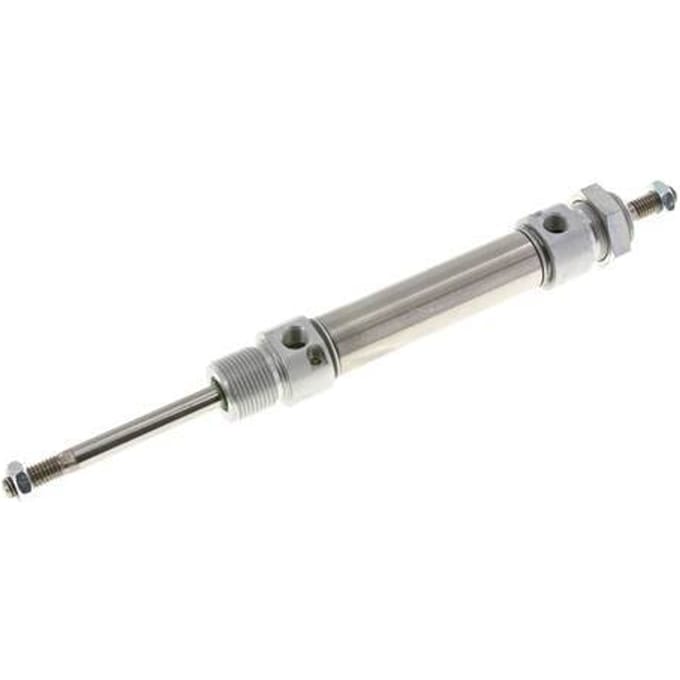 ISO 6432 Ronde Dubbelwerkende Cilinder 20-50mm - Magnetisch - Demping - Buitendraad - Dubbele Zuigerstang