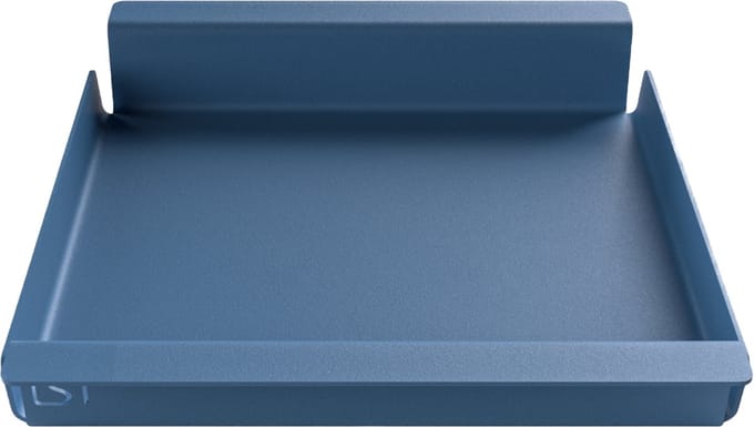 Steellish Dienblad Vierkant - Tray - Aluminium - Blauw Grijs - 34×28×5