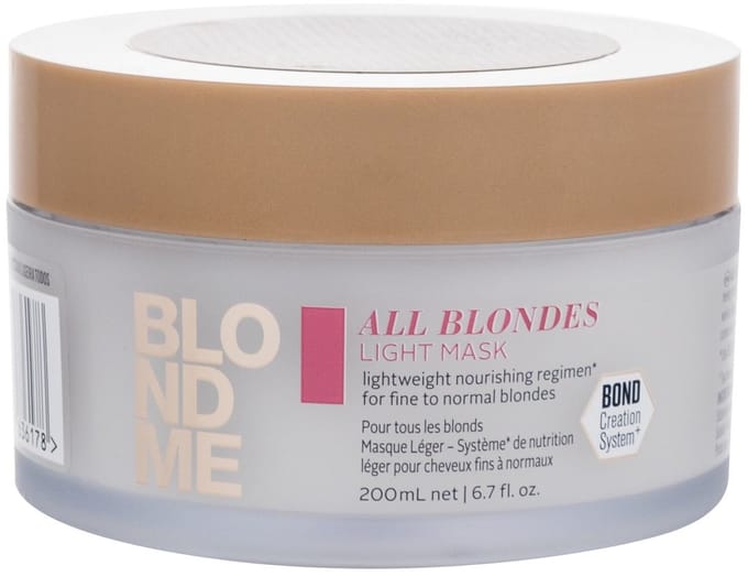Haarmasker Blondme Keratin Restore All Blondes Schwarzkopf (200 ml)