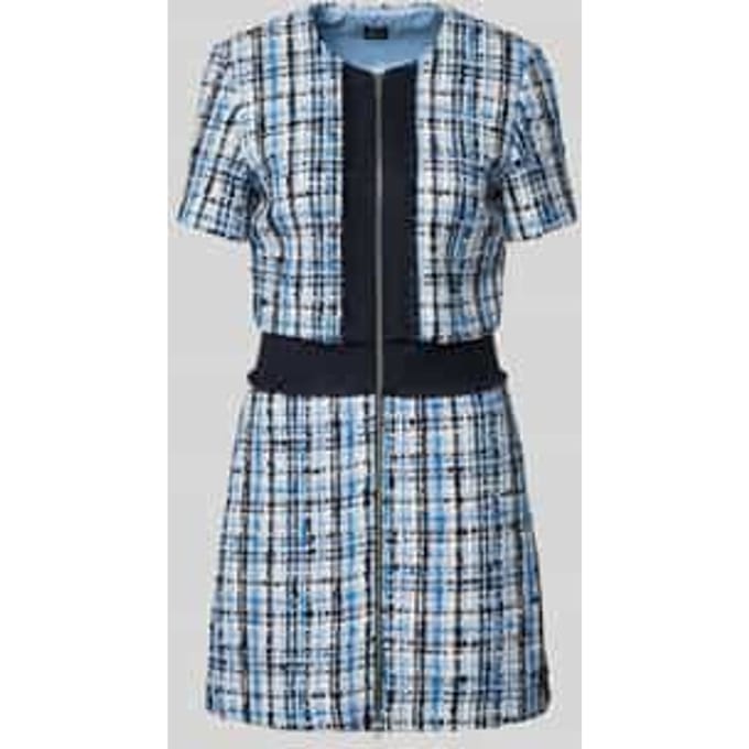 Mini-jurk in bouclélook, model 'Dosola'
