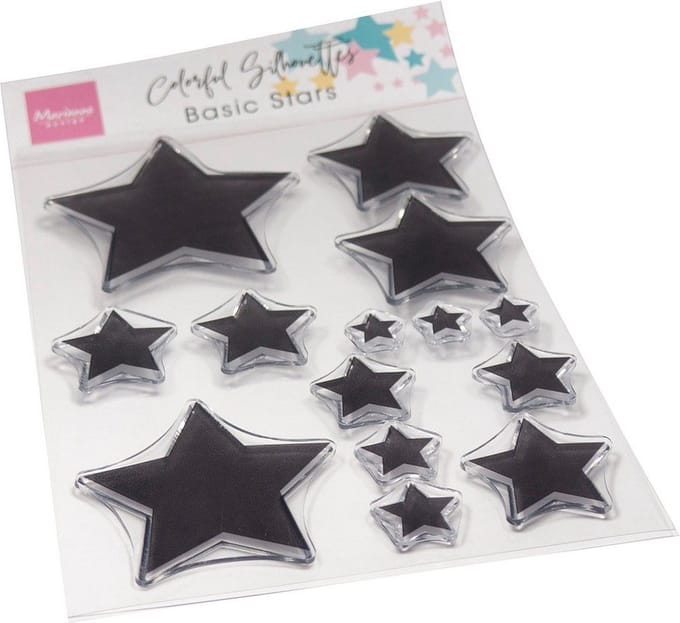 Marianne Design • Clear Stamps Colorful Silhouette Basic Stars