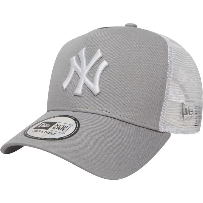 New Era New York Yankees A Frame Trucker Cap (Grijs/Wit)
