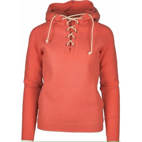 Amundsen Boiled Hoodie Laced Dames (Maat - L, Kleur - Weathered Red)