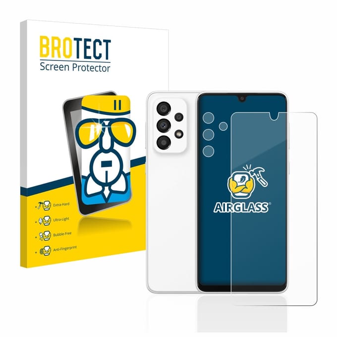 Screenprotector voor Samsung Galaxy A33 5G (Voor+Camera) Beschermglas transparant
