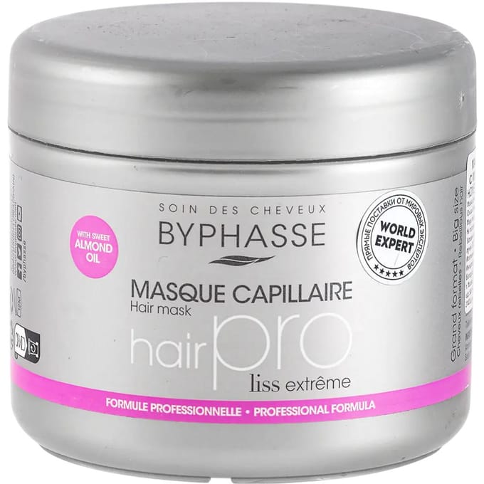 Byphasse, Pro Liss, Masque Crème Traitement Capillaire, 500 ml