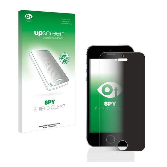 upscreen - privacy screenprotector voor Apple iPhone SE 2016 - Folie Beschermfolie Blauwlichtfilter