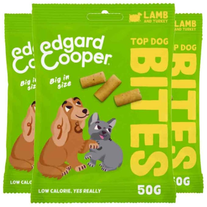 3x Edgard & Cooper Adult Bite L Lam & Kalkoen 50 gr