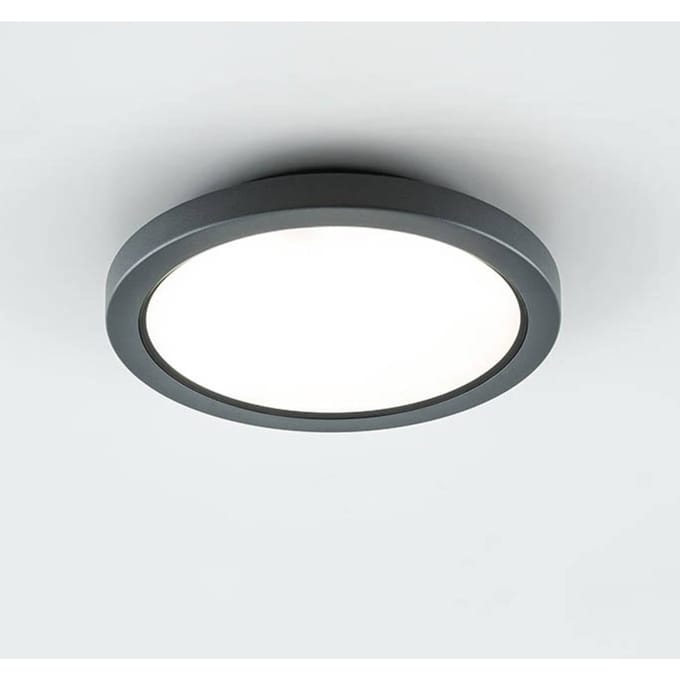 EVN Tectum LED buiten plafondlamp rond met glas