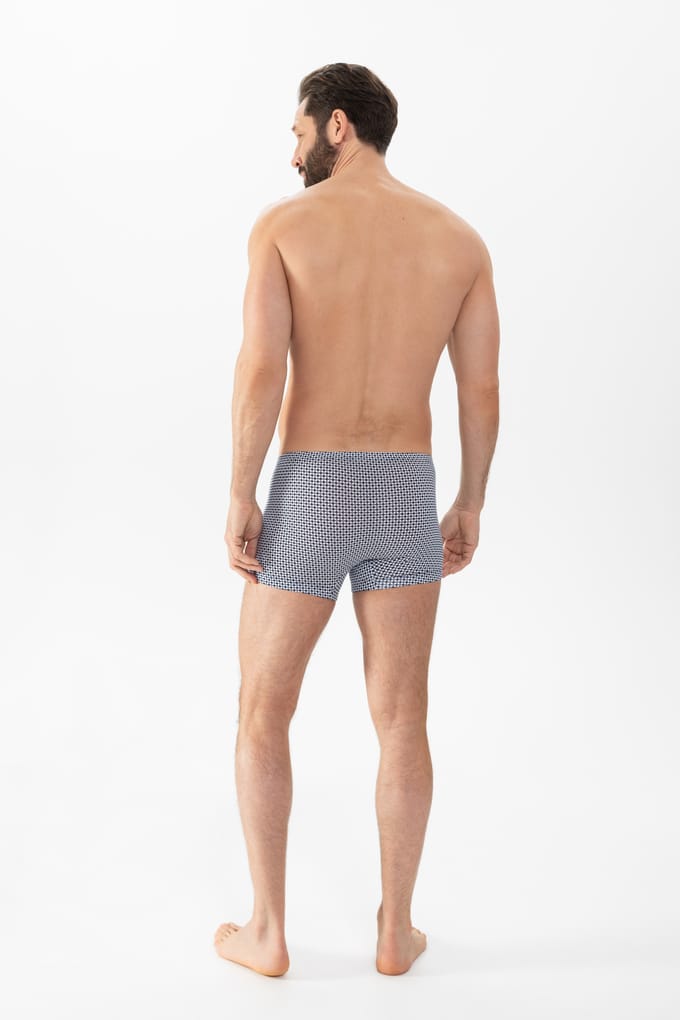 mey Herren Shorty Serie Blue Geo